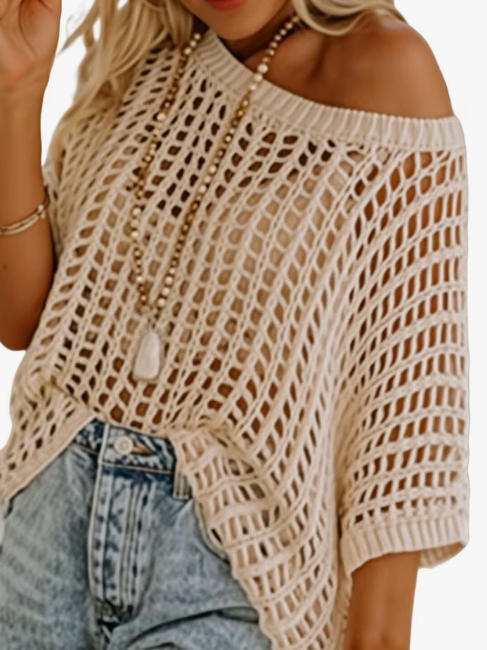 Women’s Crochet Summer Sweater